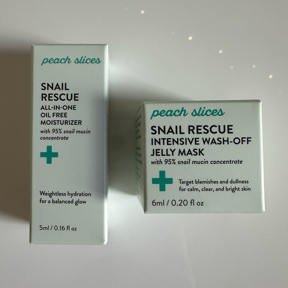 (3 for $15) Peach slices snail mucin set NIB - Picture 1 of 2